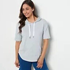 Koolaburra by UGG Gray High Rise Hoodie Top S Small